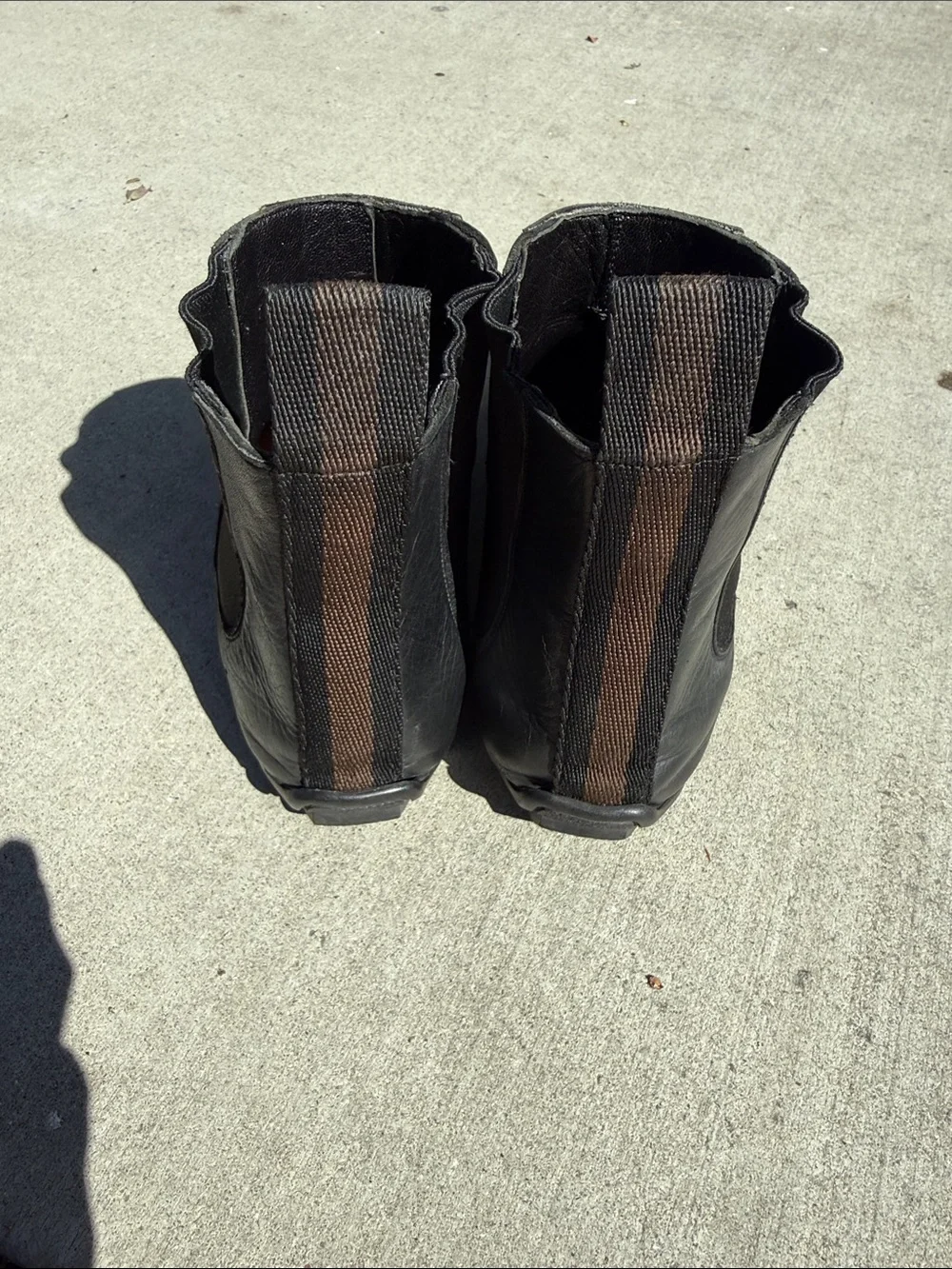 Gucci Black Leather Boots